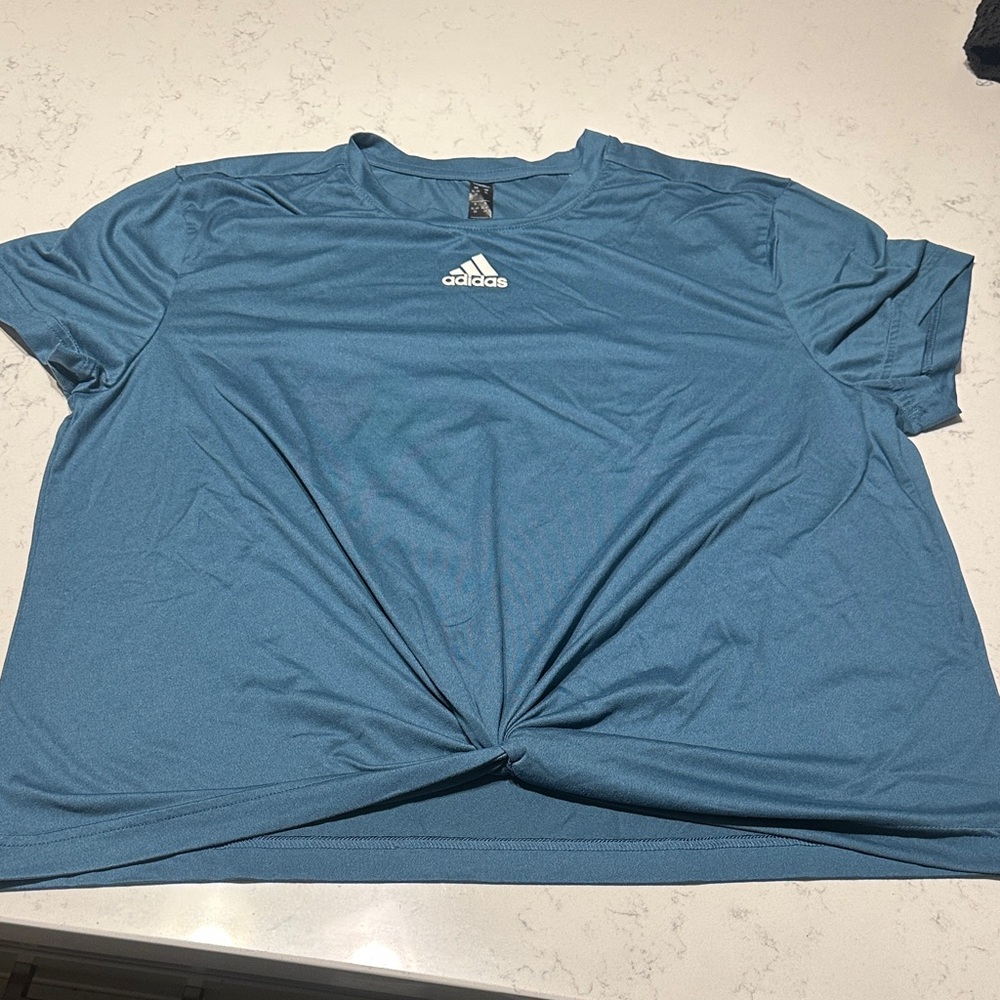 Adidas Teal Activewear Top